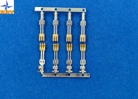brass material Gold - Plated Signal Wire To PCB crimp Connectors terminals with 1.27mm Ptich