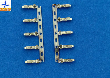 Tin - Plated / Gold - Flashed Brass Crimp Terminal Connector 2478 Equivalent 18 - 24 AWG