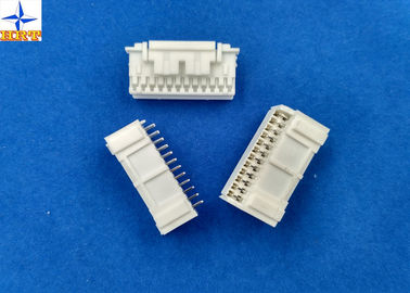 중국 250V AC/DC 2.0mm 피치 PA66 물자 자동 전기 패드 연결관은 줄을 두배로 합니다 공장